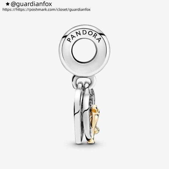 Pandora Two-tone Happy Anniversary Dangle Charm - Picture 4 of 4